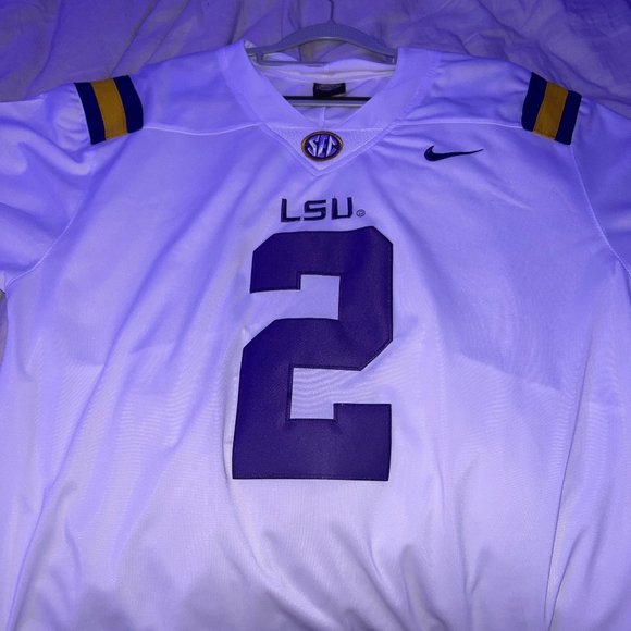 Nike Shirts Justin Jefferson Lsu Jersey Poshmark